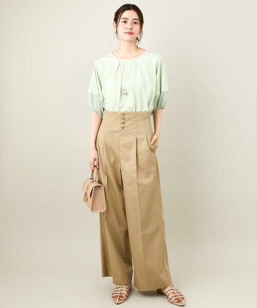 a.v.v / アー・ヴェ・ヴェ その他パンツ | 【洗える】サスペンダー付ワイドパンツ | 詳細4
