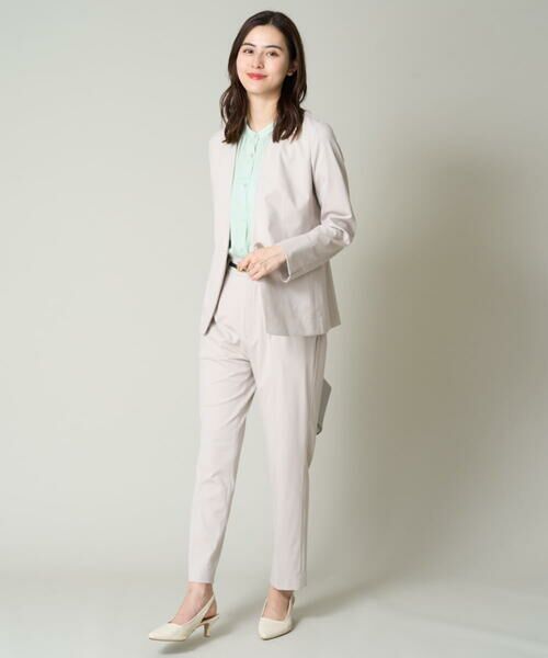 a.v.v / アー・ヴェ・ヴェ ノーカラージャケット | 【UVカット/接触冷感】カノコジャージーカラーレスジャケット | 詳細1