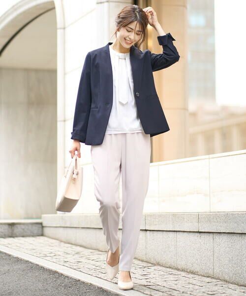 a.v.v / アー・ヴェ・ヴェ ノーカラージャケット | 【UVカット/接触冷感】カノコジャージーカラーレスジャケット | 詳細22