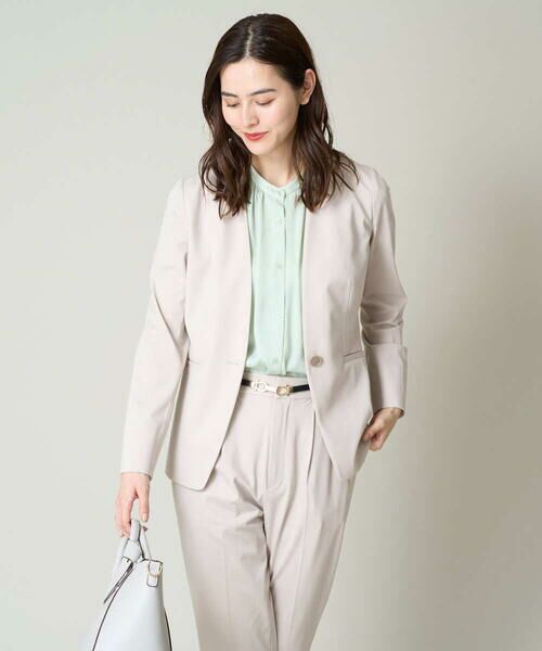 a.v.v / アー・ヴェ・ヴェ ノーカラージャケット | 【UVカット/接触冷感】カノコジャージーカラーレスジャケット | 詳細28