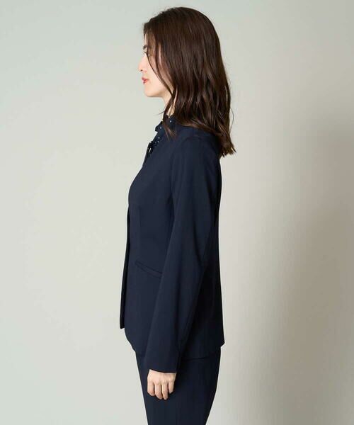 a.v.v / アー・ヴェ・ヴェ ノーカラージャケット | 【UVカット/接触冷感】カノコジャージーカラーレスジャケット | 詳細3