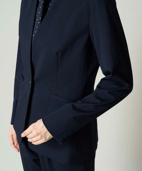 a.v.v / アー・ヴェ・ヴェ ノーカラージャケット | 【UVカット/接触冷感】カノコジャージーカラーレスジャケット | 詳細6