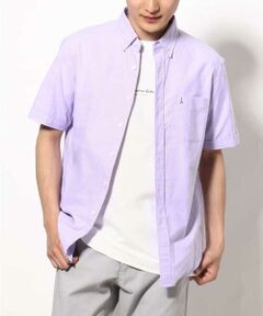 a.v.v / アー・ヴェ・ヴェ シャツ・ブラウス | 【接触冷感/イージーケア】エッフェル塔刺繍オックスシャツ 半袖