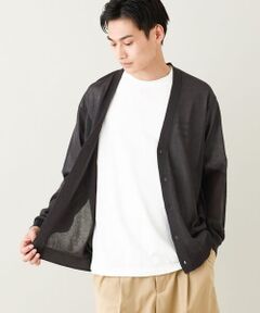 a.v.v / アー・ヴェ・ヴェ カーディガン・ボレロ | 【ドライタッチ】シアーカーディガン