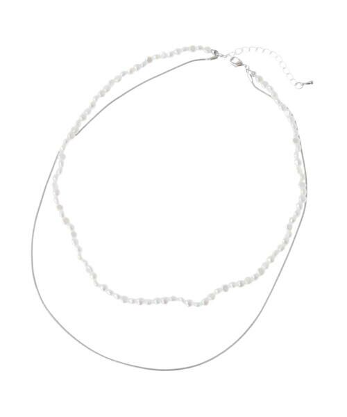 a.v.v / アー・ヴェ・ヴェ ネックレス・ペンダント・チョーカー | パールコンビ二連ネックレス | 詳細8