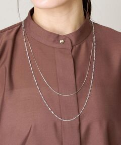 a.v.v / アー・ヴェ・ヴェ ネックレス・ペンダント・チョーカー | ダブルチェーンネックレス
