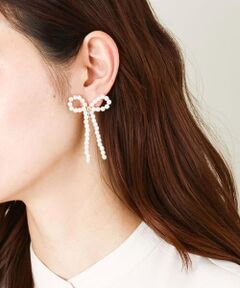 a.v.v / アー・ヴェ・ヴェ ピアス・イヤリング | パールリボンイヤリング