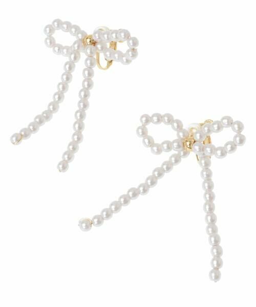 a.v.v / アー・ヴェ・ヴェ ピアス・イヤリング | パールリボンイヤリング | 詳細2