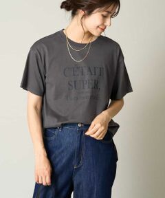 【接触冷感】大人のゆるロゴTシャツ