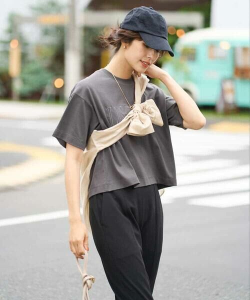 a.v.v / アー・ヴェ・ヴェ カットソー | 【接触冷感】大人のクロップドロゴTシャツ | 詳細20