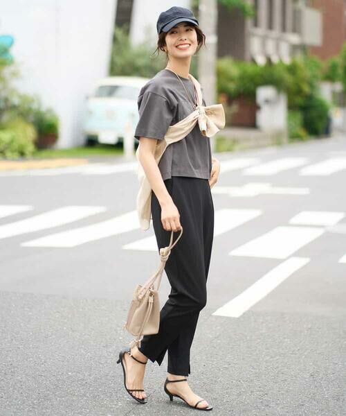 a.v.v / アー・ヴェ・ヴェ カットソー | 【接触冷感】大人のクロップドロゴTシャツ | 詳細22