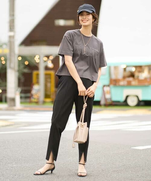 a.v.v / アー・ヴェ・ヴェ カットソー | 【接触冷感】大人のクロップドロゴTシャツ | 詳細25