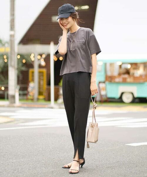 a.v.v / アー・ヴェ・ヴェ カットソー | 【接触冷感】大人のクロップドロゴTシャツ | 詳細26