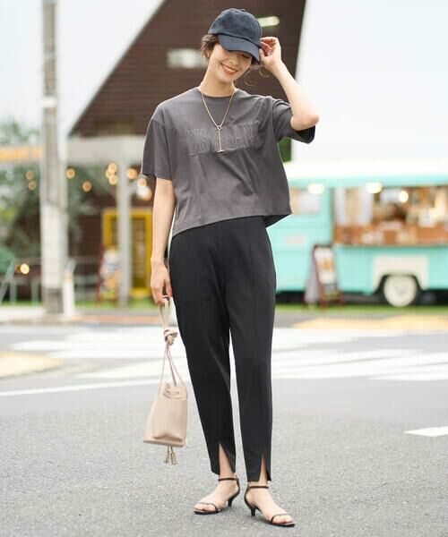 a.v.v / アー・ヴェ・ヴェ カットソー | 【接触冷感】大人のクロップドロゴTシャツ | 詳細27