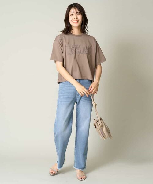 a.v.v / アー・ヴェ・ヴェ カットソー | 【接触冷感】大人のクロップドロゴTシャツ | 詳細4