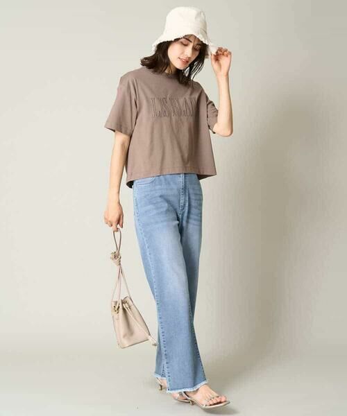 a.v.v / アー・ヴェ・ヴェ カットソー | 【接触冷感】大人のクロップドロゴTシャツ | 詳細8