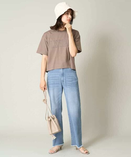 a.v.v / アー・ヴェ・ヴェ カットソー | 【接触冷感】大人のクロップドロゴTシャツ | 詳細9