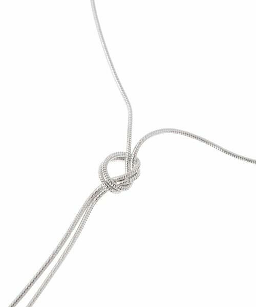 a.v.v / アー・ヴェ・ヴェ ネックレス・ペンダント・チョーカー | ボウタイ風結び目ネックレス | 詳細11