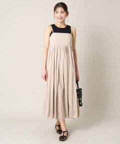 a.v.v / アー・ヴェ・ヴェ ロング・マキシ丈ワンピース | 【マシンウォッシャブル】タックフレアキャミワンピース