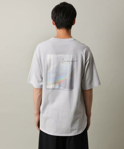 a.v.v / アー・ヴェ・ヴェ カットソー | 【HIDEYUKI SUTO×a.v.vコラボ】フォトプリントロングシルエットTシャツ | 詳細10