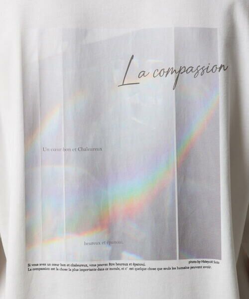 a.v.v / アー・ヴェ・ヴェ カットソー | 【HIDEYUKI SUTO×a.v.vコラボ】フォトプリントロングシルエットTシャツ | 詳細15