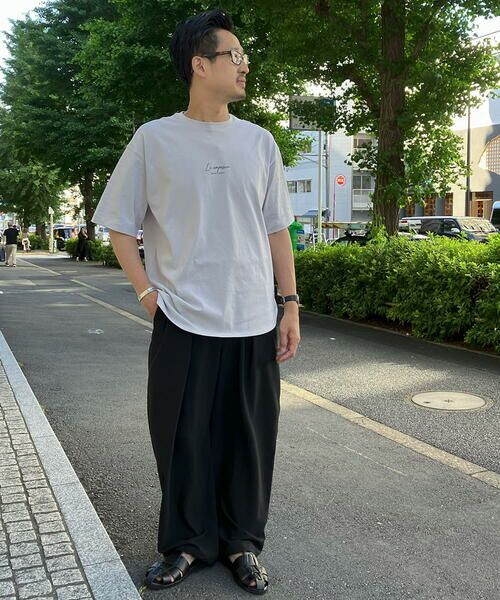 a.v.v / アー・ヴェ・ヴェ カットソー | 【HIDEYUKI SUTO×a.v.vコラボ】フォトプリントロングシルエットTシャツ | 詳細20