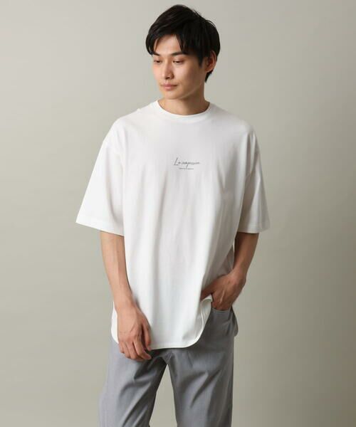 a.v.v / アー・ヴェ・ヴェ カットソー | 【HIDEYUKI SUTO×a.v.vコラボ】フォトプリントロングシルエットTシャツ | 詳細5