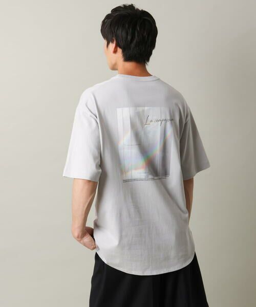 a.v.v / アー・ヴェ・ヴェ カットソー | 【HIDEYUKI SUTO×a.v.vコラボ】フォトプリントロングシルエットTシャツ | 詳細7