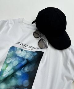 【HIDEYUKI SUTO×a.v.vコラボ】フォトプリントワイドシルエットTシャツ