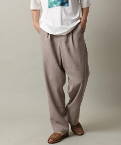 a.v.v / アー・ヴェ・ヴェ チノ・ワークパンツ | 【イージーケア】麻調メランジ1タックイージーパンツ