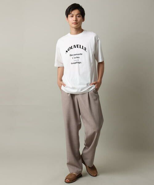 a.v.v / アー・ヴェ・ヴェ チノ・ワークパンツ | 【イージーケア】麻調メランジ1タックイージーパンツ | 詳細19