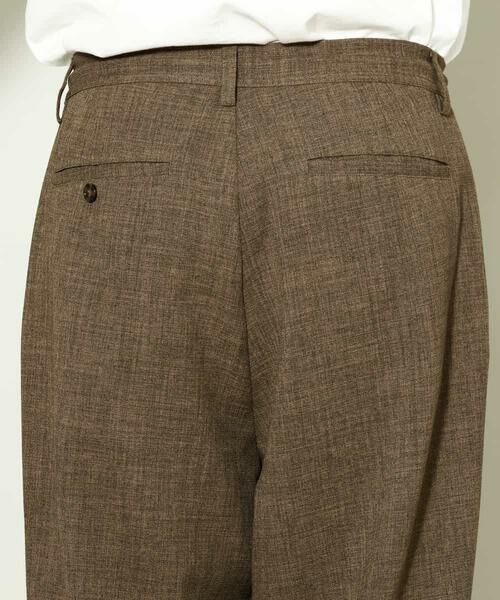 a.v.v / アー・ヴェ・ヴェ チノ・ワークパンツ | 【イージーケア】麻調メランジ1タックイージーパンツ | 詳細28