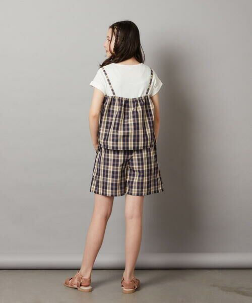 a.v.v / アー・ヴェ・ヴェ シャツ・ブラウス | [160]【セットアップ対応】レースアップドッキングTシャツ | 詳細14