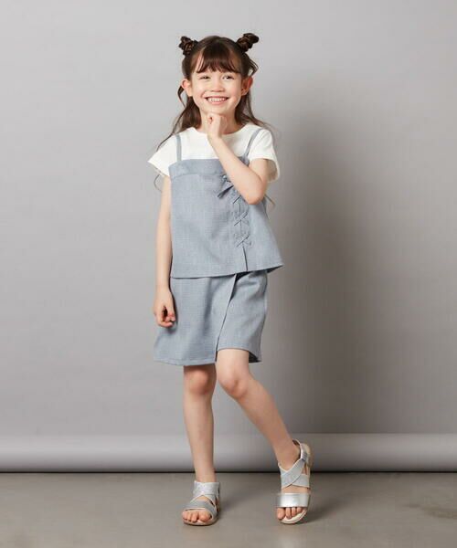 a.v.v / アー・ヴェ・ヴェ シャツ・ブラウス | [160]【セットアップ対応】レースアップドッキングTシャツ | 詳細20