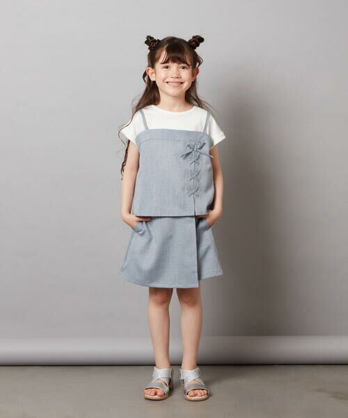 a.v.v / アー・ヴェ・ヴェ シャツ・ブラウス | [160]【セットアップ対応】レースアップドッキングTシャツ | 詳細21