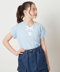 [140-150]フロントレースUPTシャツ