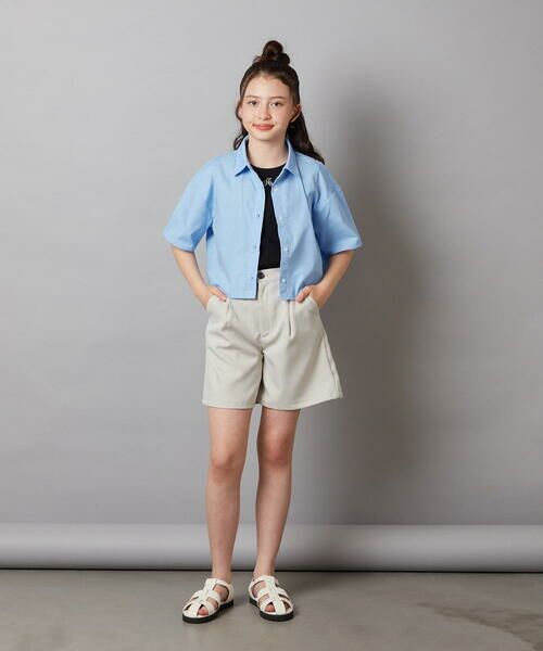 a.v.v / アー・ヴェ・ヴェ カットソー | 【ジュニア】[160]ロゴ刺繍タンクトップ | 詳細10