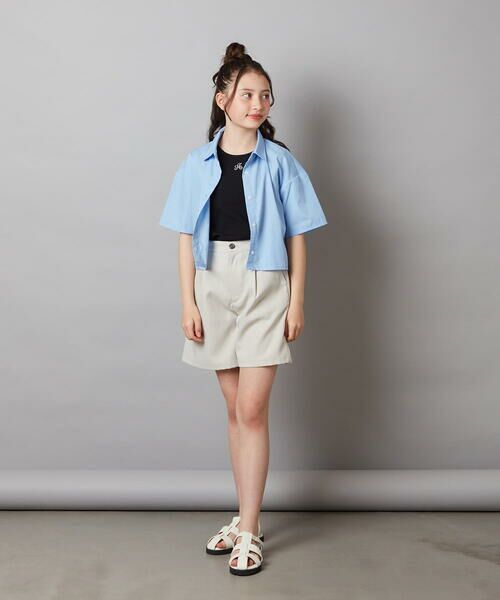 a.v.v / アー・ヴェ・ヴェ カットソー | 【ジュニア】[160]ロゴ刺繍タンクトップ | 詳細11