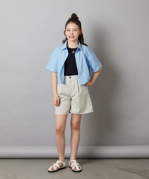 a.v.v / アー・ヴェ・ヴェ カットソー | 【ジュニア】[160]ロゴ刺繍タンクトップ | 詳細12