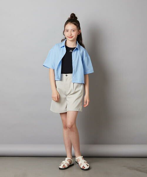 a.v.v / アー・ヴェ・ヴェ カットソー | 【ジュニア】[160]ロゴ刺繍タンクトップ | 詳細13