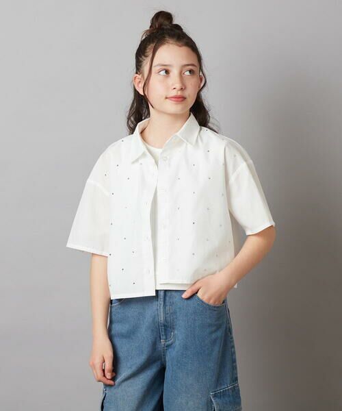 a.v.v / アー・ヴェ・ヴェ カットソー | 【ジュニア】[160]ロゴ刺繍タンクトップ | 詳細16