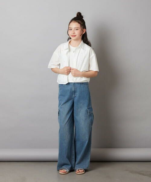 a.v.v / アー・ヴェ・ヴェ カットソー | 【ジュニア】[160]ロゴ刺繍タンクトップ | 詳細18