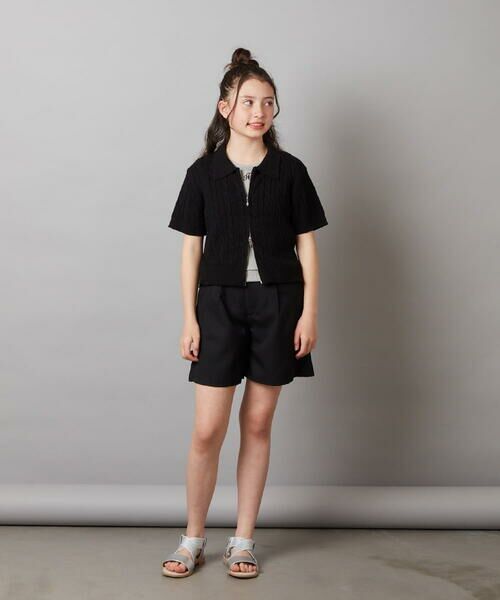 a.v.v / アー・ヴェ・ヴェ カットソー | 【ジュニア】[160]ロゴ刺繍タンクトップ | 詳細4