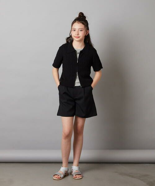 a.v.v / アー・ヴェ・ヴェ カットソー | 【ジュニア】[160]ロゴ刺繍タンクトップ | 詳細5