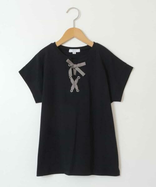 a.v.v / アー・ヴェ・ヴェ カットソー | [160]フロントレースUPTシャツ | 詳細30