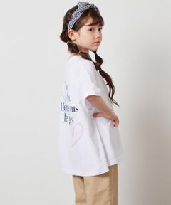 【ジュニア】[120-130]スプレーアート風オーバーＴシャツ