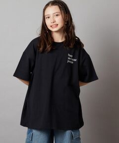 【ジュニア】[120-130]スプレーアート風オーバーＴシャツ