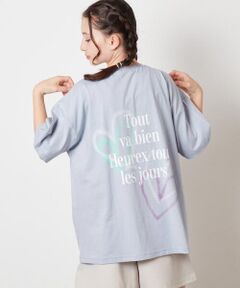 【ジュニア】[140-150]スプレーアート風オーバーＴシャツ