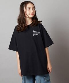 【ジュニア】[140-150]スプレーアート風オーバーＴシャツ