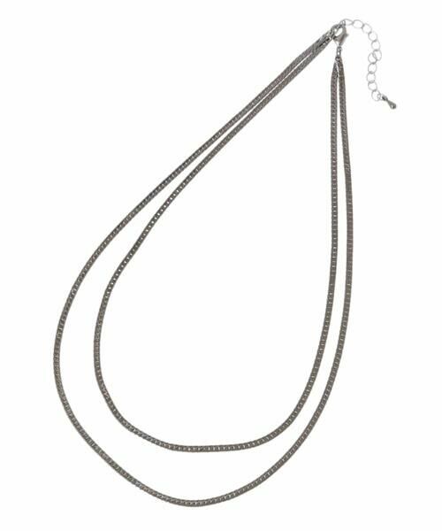 a.v.v / アー・ヴェ・ヴェ ネックレス・ペンダント・チョーカー | スネークチェーン二連ネックレス | 詳細8